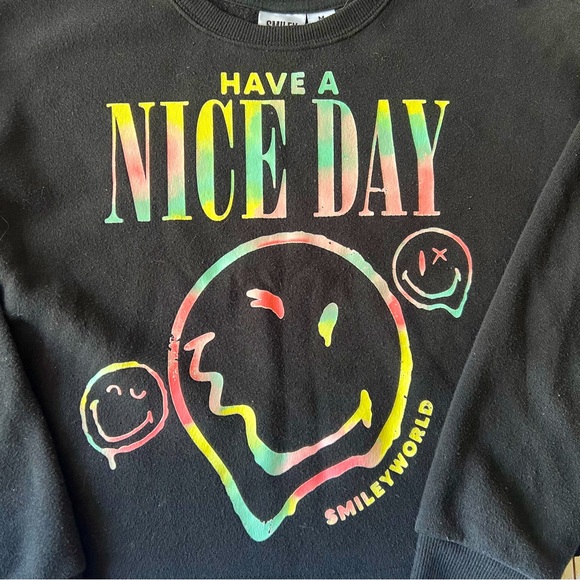 Smiley World Have A Nice Day Sweatshirt - Picture 8 of 8